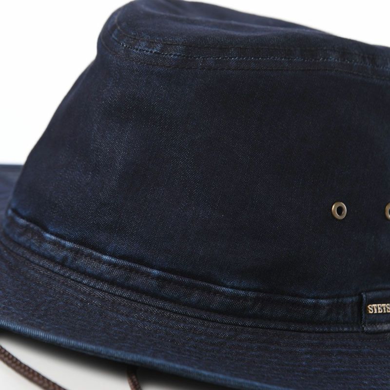 ステットソンのアウトドアハット COOL MAX DENIM HAT（クールマックス デニムハット） SE768 ネイビー