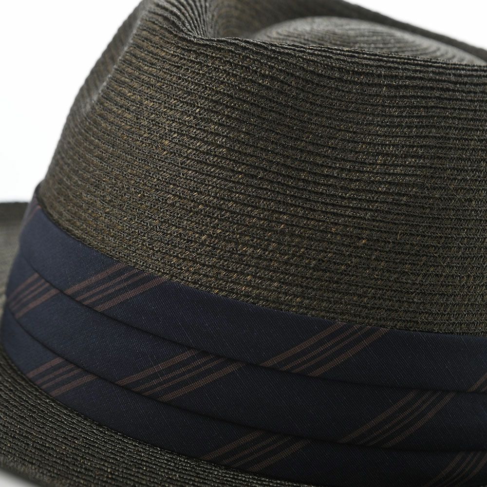 ステットソンのストローハット ABACA BRAID HAT（アバカ ブレードハット） SE770 カーキ