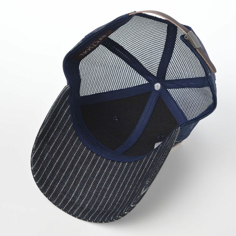 ステットソンのキャップ WASHER DENIM MESH CAP（ワッシャーデニム メッシュキャップ） SE774 ダークネイビー