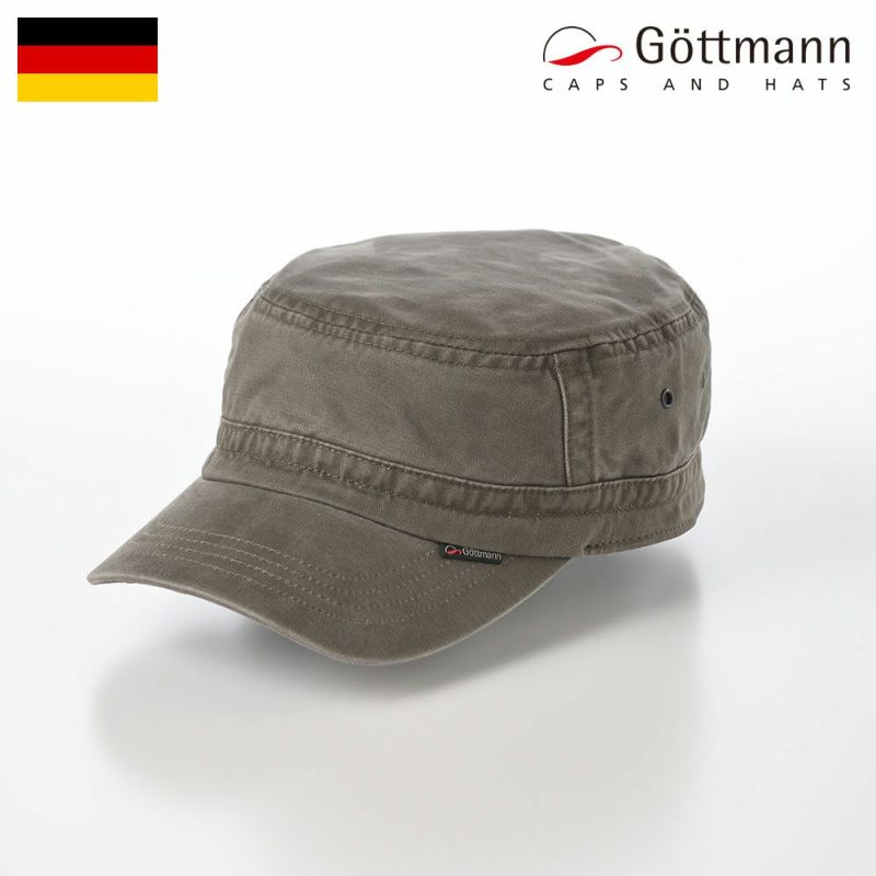 ゴットマンのワークキャップ Santiago cap（サンティアゴ キャップ） G290 22-460 カーキ