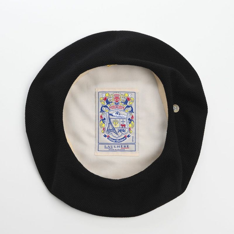ロレールのベレー帽 MAXI PLUMES（マキシ プルムス）ブラック