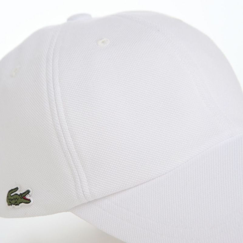 ラコステのキャップ KANOKO CAP（カノコ キャップ） L1310 ホワイト