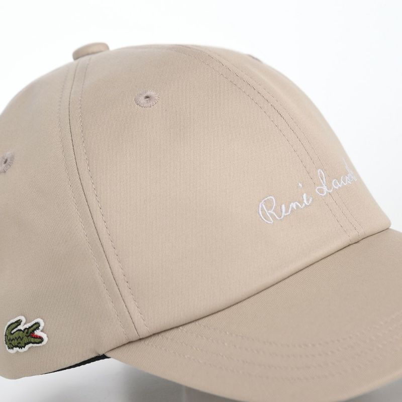 ラコステのキャップ RENE CAP（ルネ キャップ） L7132 ベージュ