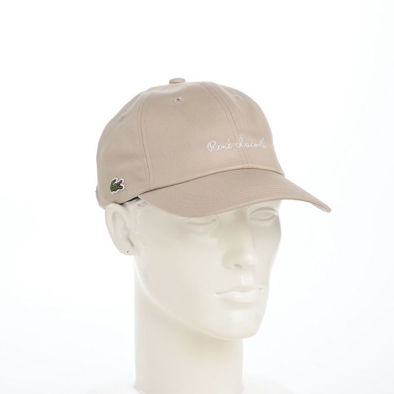 ラコステのキャップ RENE CAP（ルネ キャップ） L7132 ベージュ