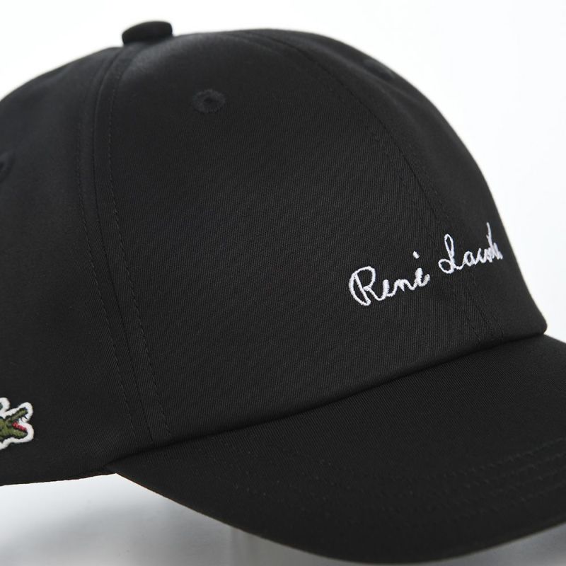 ラコステのキャップ RENE CAP（ルネ キャップ） L7132 ブラック