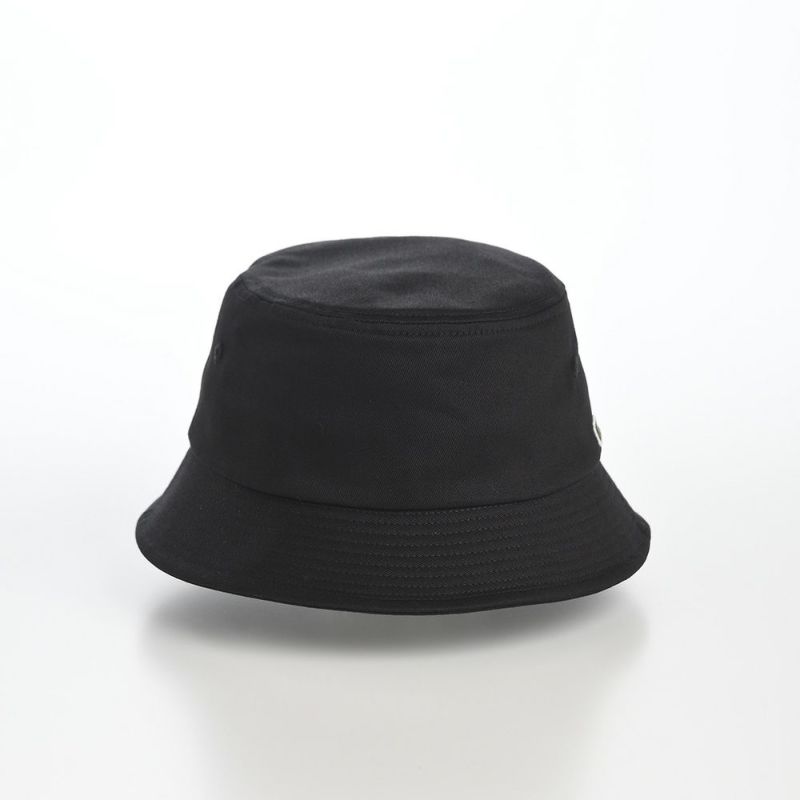 ラコステのバケットハット EMBLEM BUCKET HAT（エンブレム バケットハット） L1302 ブラック