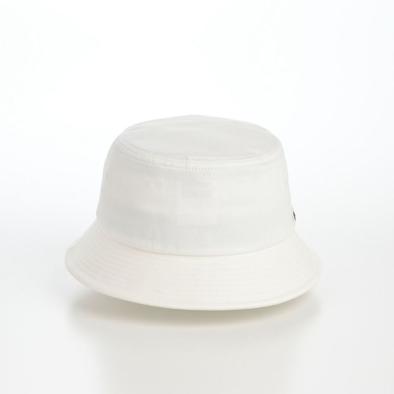 ラコステのバケットハット EMBLEM BUCKET HAT（エンブレム バケットハット） L1302 ホワイト