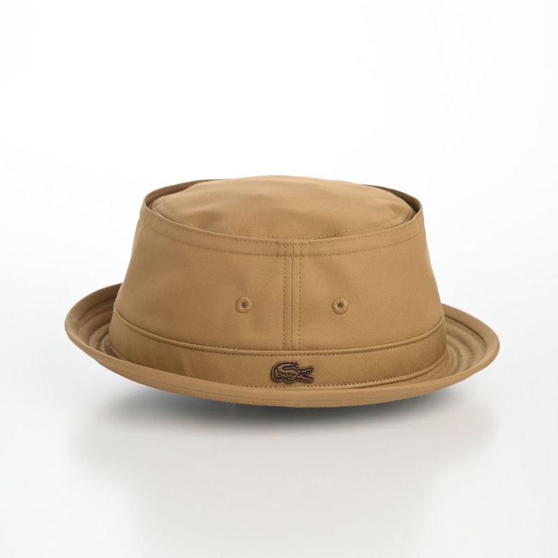 ラコステのポークパイハット TWILL PORKPIE HAT（ツイル ポークパイハット） L1314 ベージュ