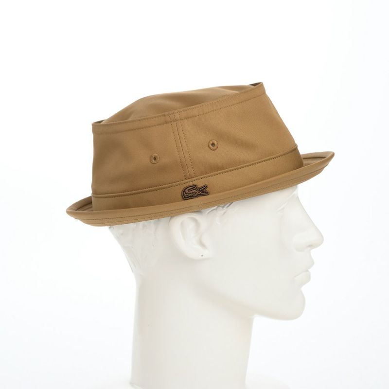 ラコステのポークパイハット TWILL PORKPIE HAT（ツイル ポークパイハット） L1314 ベージュ