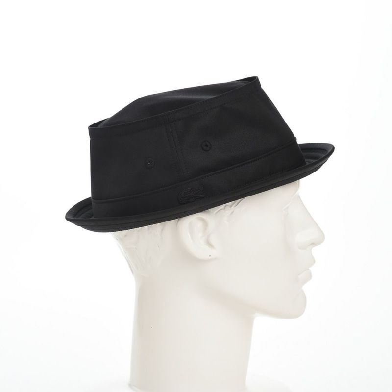 ラコステのポークパイハット TWILL PORKPIE HAT（ツイル ポークパイハット） L1314 ブラック