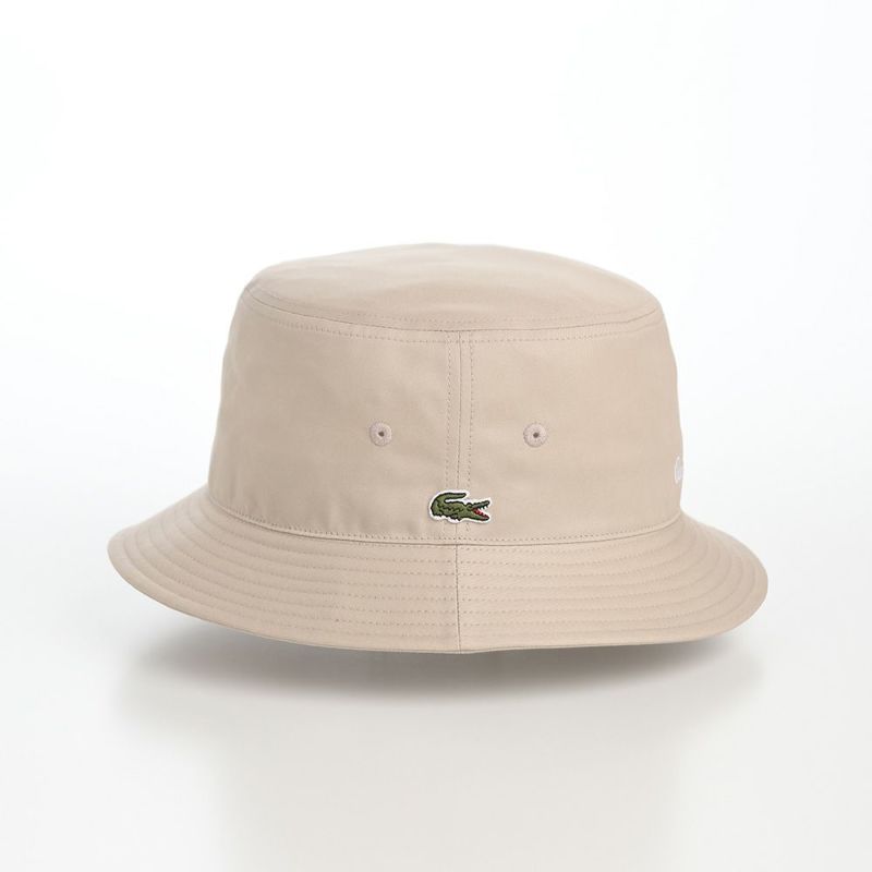 ラコステのバケットハット RENE BUCKET HAT（ルネ バケットハット） L7133 ベージュ