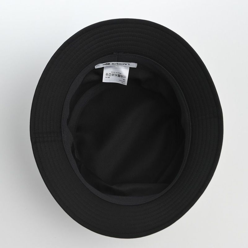 ラコステのバケットハット RENE BUCKET HAT（ルネ バケットハット） L7133 ブラック