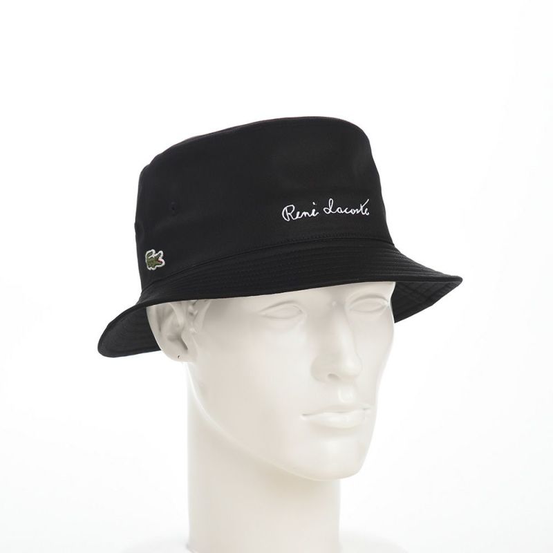 ラコステのバケットハット RENE BUCKET HAT（ルネ バケットハット） L7133 ブラック