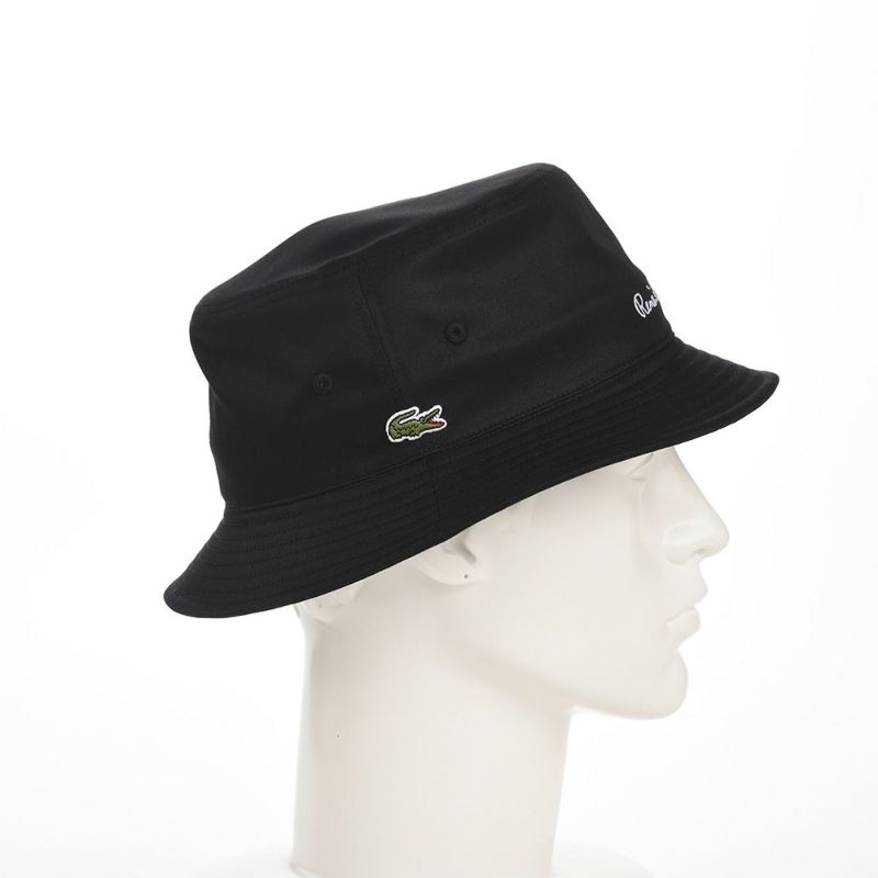 ラコステのバケットハット RENE BUCKET HAT（ルネ バケットハット） L7133 ブラック