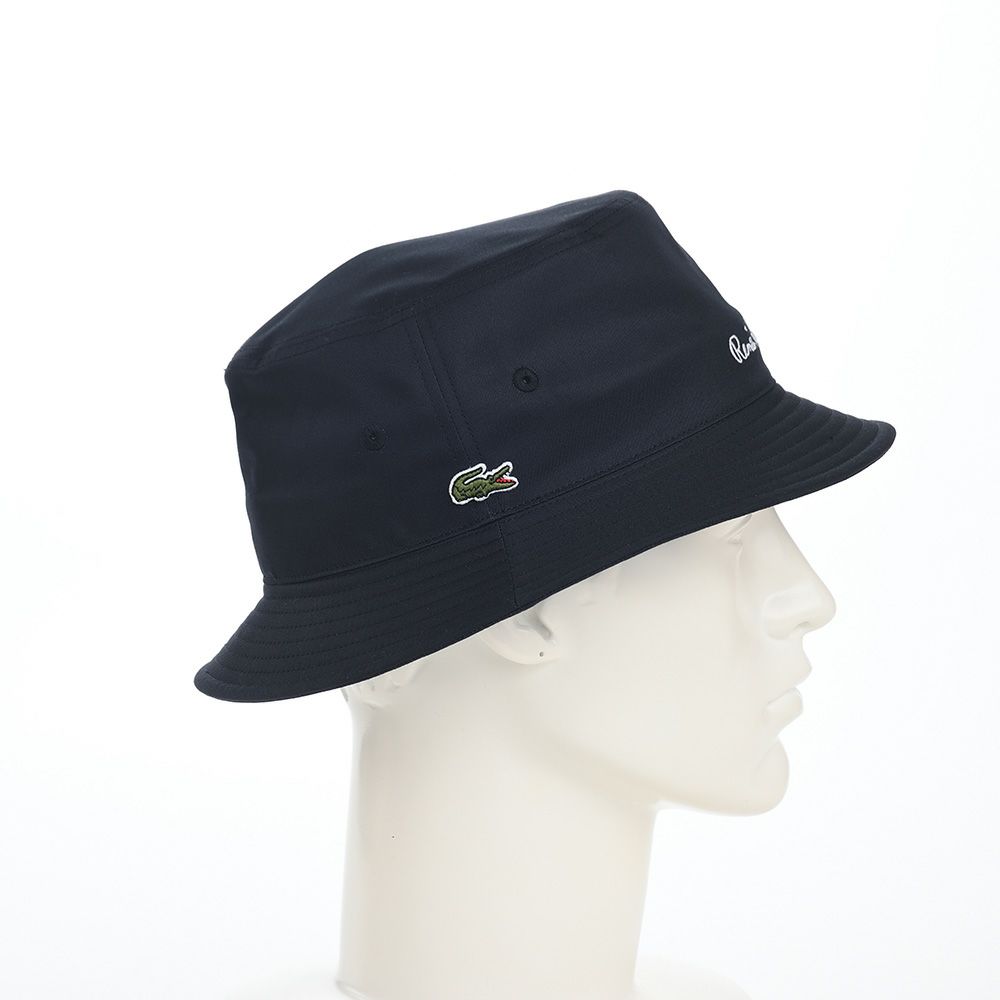 ラコステのバケットハット RENE BUCKET HAT（ルネ バケットハット） L7133 ネイビー