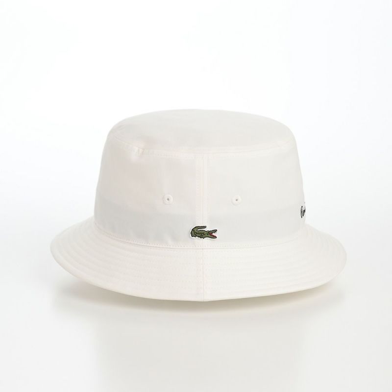 ラコステのバケットハット RENE BUCKET HAT（ルネ バケットハット） L7133 オフホワイト