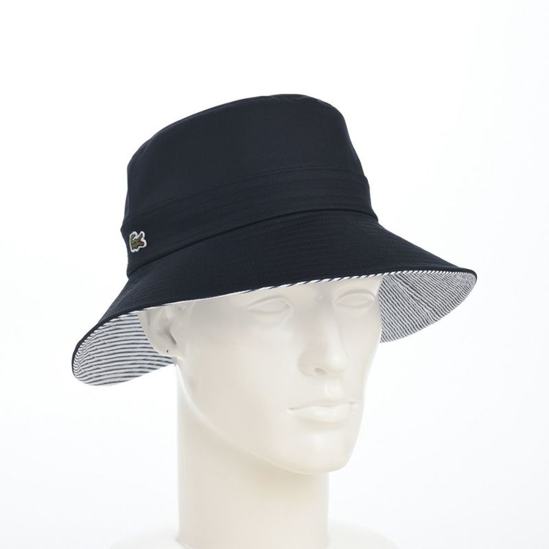 ラコステのバケットハット BASIC LONG BRIM HAT（ベーシック ロングブリム ハット） L7135 ネイビー