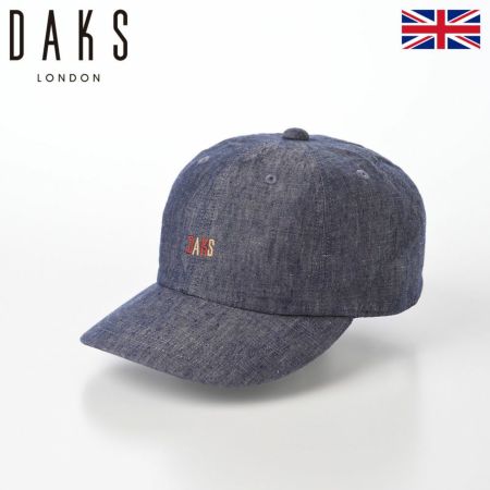 ダックスのキャップ Cap Linen Chambray（キャップ リネンシャンブレー） D1817 ネイビー