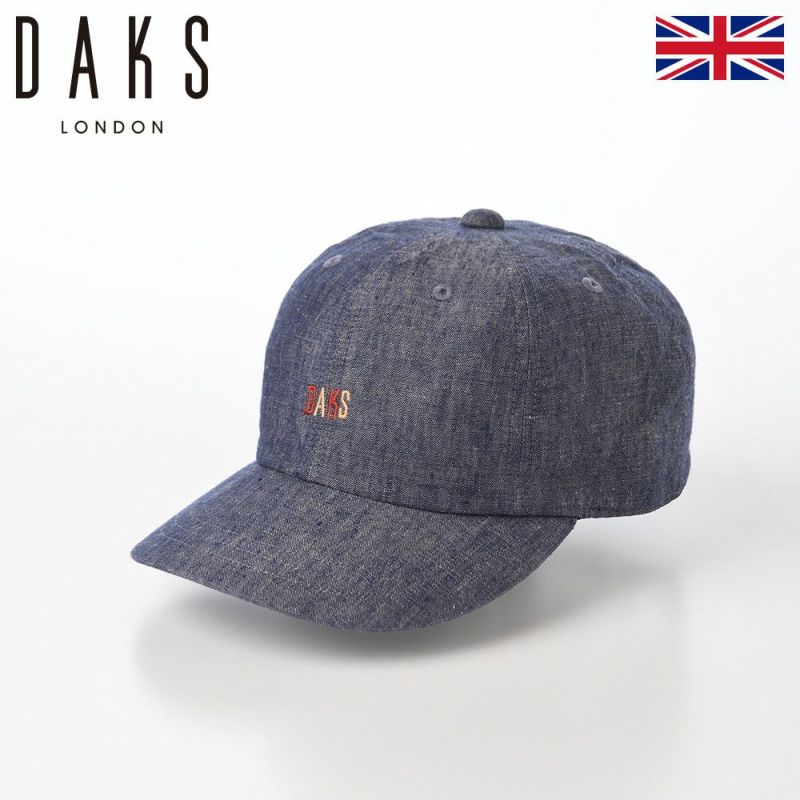 ダックスのキャップ Cap Linen Chambray（キャップ リネンシャンブレー） D1817 ネイビー