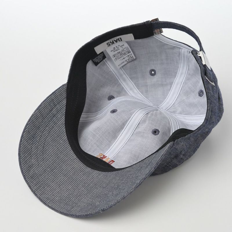 ダックスのキャップ Cap Linen Chambray（キャップ リネンシャンブレー） D1817 ネイビー