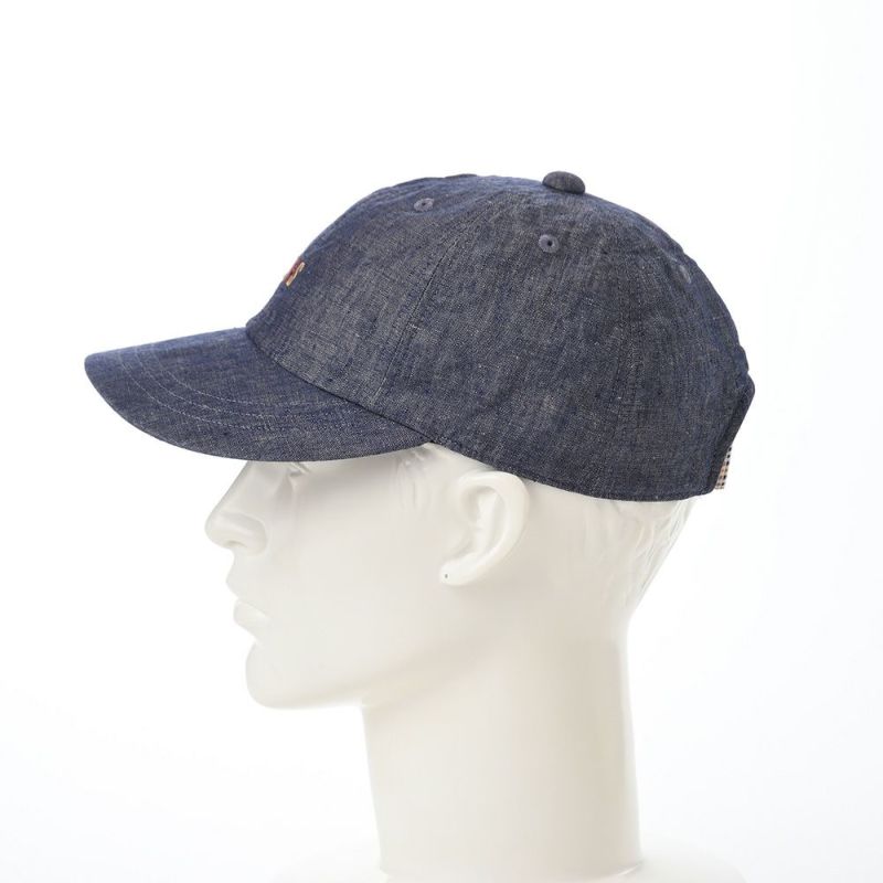 ダックスのキャップ Cap Linen Chambray（キャップ リネンシャンブレー） D1817 ネイビー