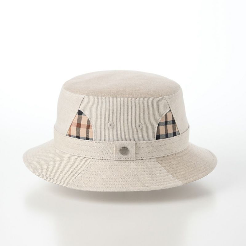 ダックスのバケットハット Hat Pattern Patchwork（ハット パターン パッチワーク） D1821 ベージュ