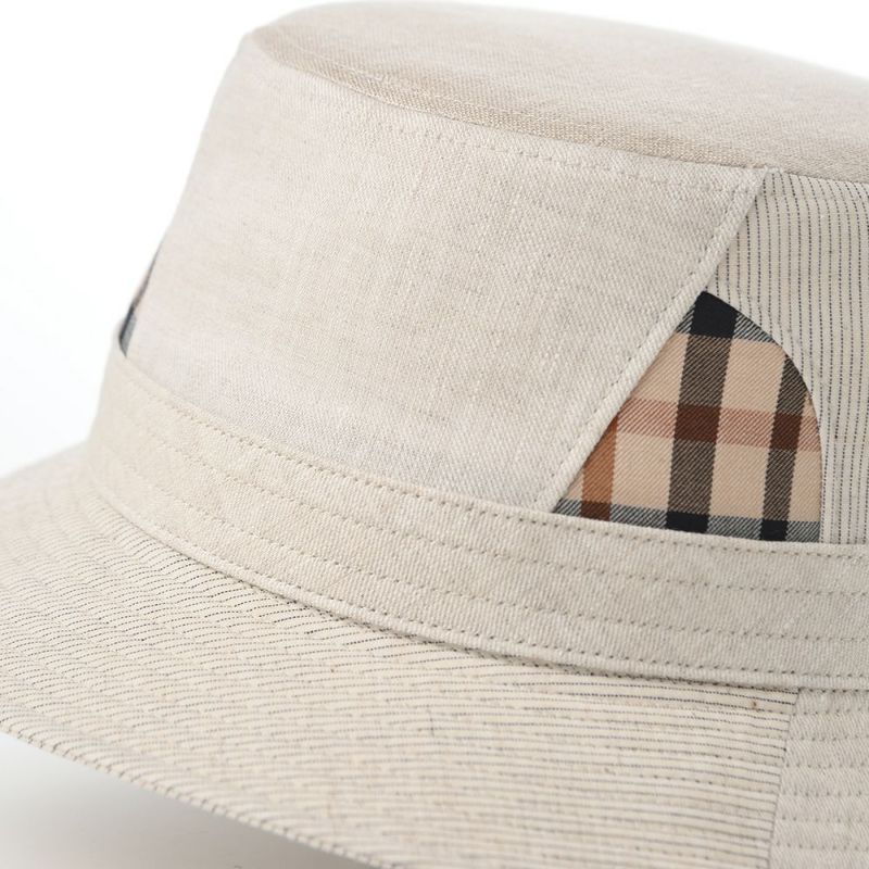 ダックスのバケットハット Hat Pattern Patchwork（ハット パターン パッチワーク） D1821 ベージュ