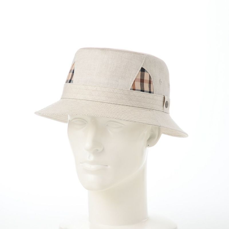 ダックスのバケットハット Hat Pattern Patchwork（ハット パターン パッチワーク） D1821 ベージュ