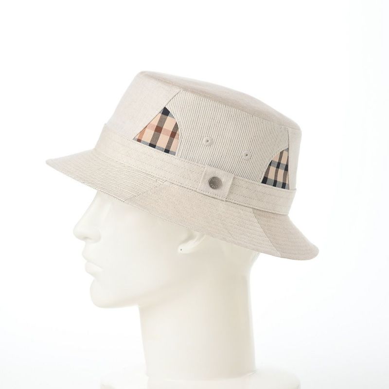 ダックスのバケットハット Hat Pattern Patchwork（ハット パターン パッチワーク） D1821 ベージュ