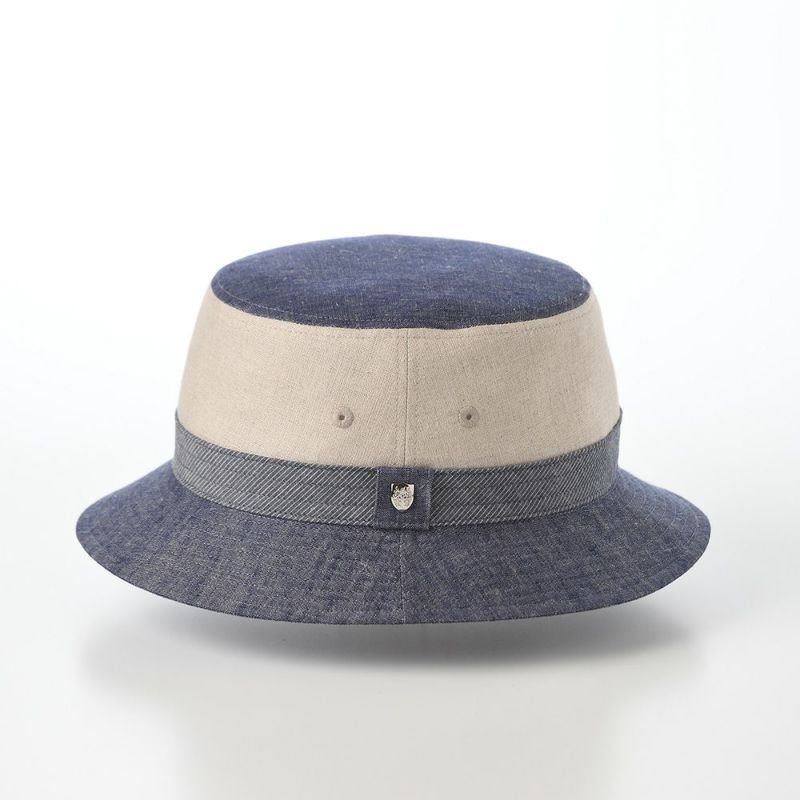 ダックスのバケットハット Hat Combi Linen（ハット コンビリネン） D1822 ネイビー