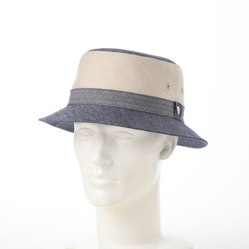 ダックスのバケットハット Hat Combi Linen（ハット コンビリネン） D1822 ネイビー