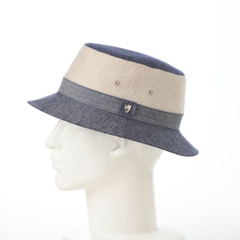 ダックスのバケットハット Hat Combi Linen（ハット コンビリネン） D1822 ネイビー