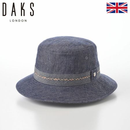 ダックスのサファリハット Hat Linen Chambray（ハット リネンシャンブレー） D1831 ネイビー