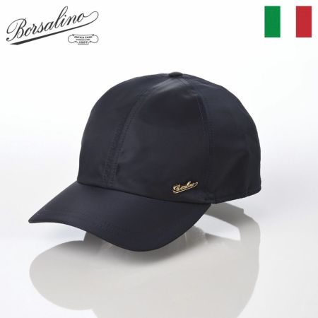 ボルサリーノのキャップ Baseball Cap Hiker Rain （ベイスボールキャップ ハイカーレイン） B95174 ネイビー