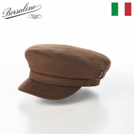 ボルサリーノのマリンキャップ Sailor Cap（セーラーキャップ） B45079 ブラウン