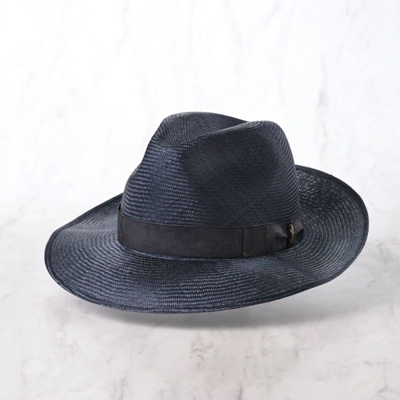 ボルサリーノのパラシゾールハット Parasisol tesa larga（パラシゾール テサ ラーガ） 141255 ネイビー