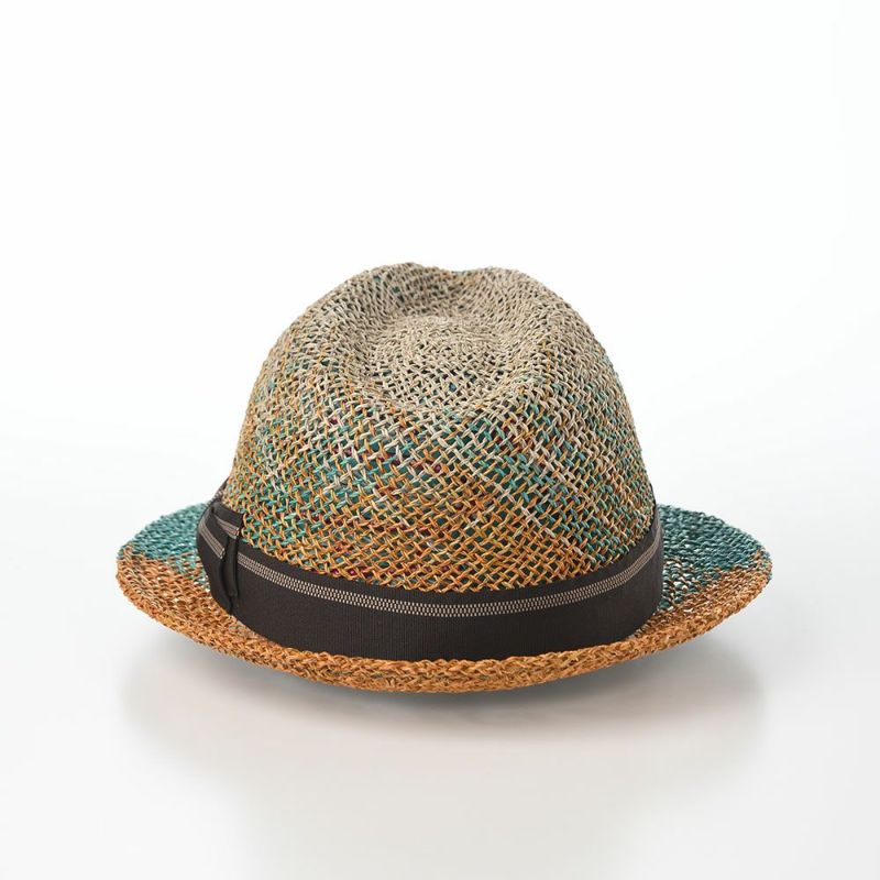 ノルのストローハット Pilin pandan half（ピリン パンダン ハーフ） グリーン