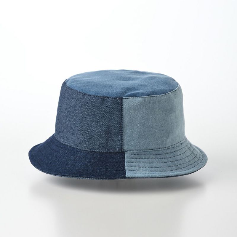 マローネのバケットハット Cloche Patchwork（クロッシュ パッチワーク） MT353 ブルー