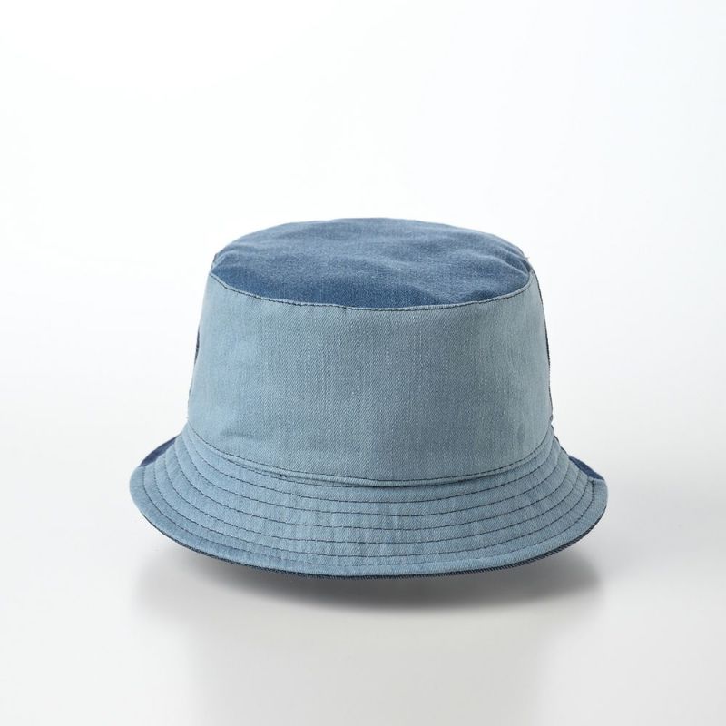 マローネのバケットハット Cloche Patchwork（クロッシュ パッチワーク） MT353 ブルー