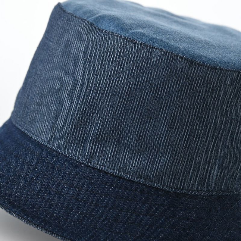 マローネのバケットハット Cloche Patchwork（クロッシュ パッチワーク） MT353 ブルー