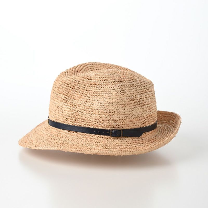 マローネのラフィアハット Rollable Raffia Hat（ローラブル ラフィアハット）  ネイビー