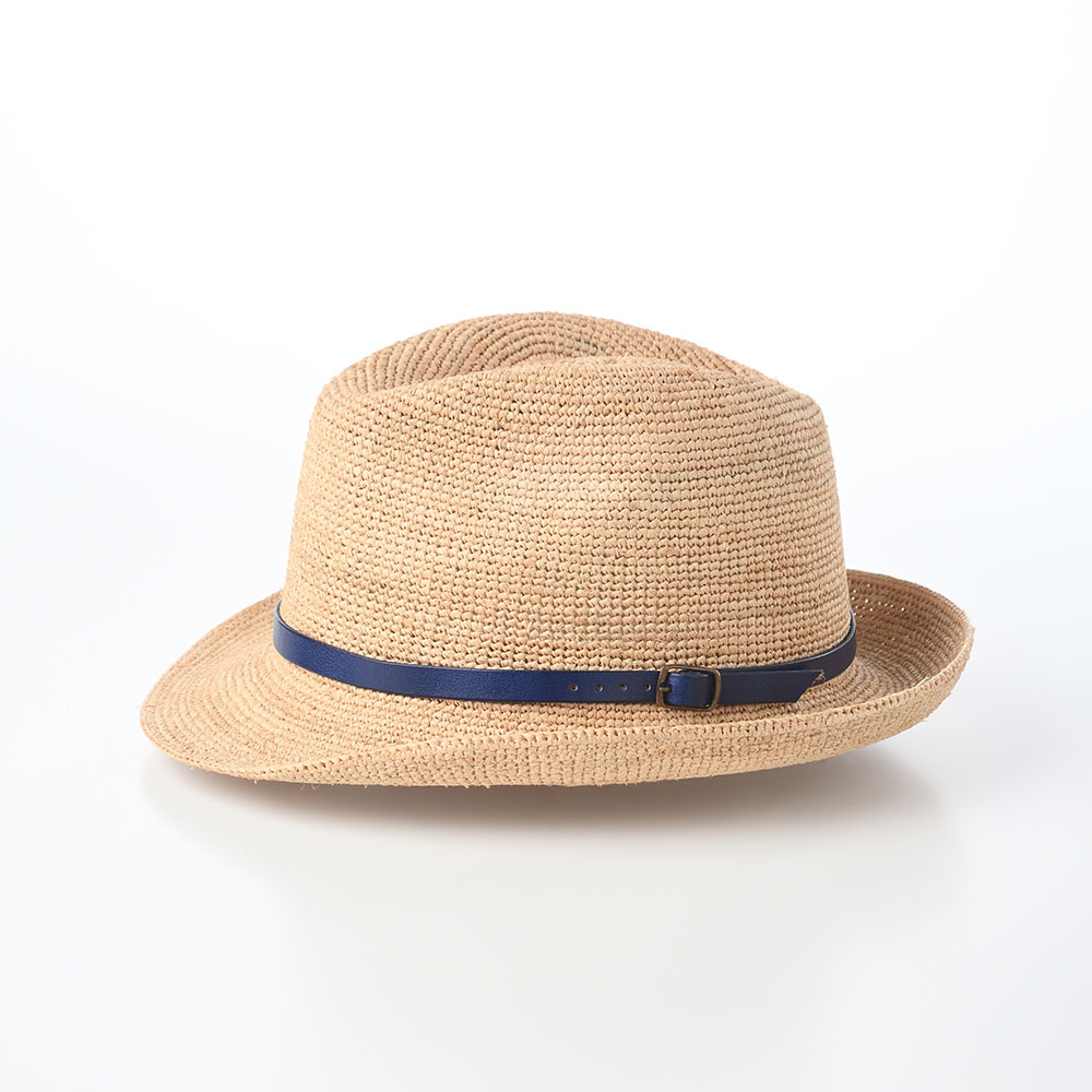 マローネのラフィアハット Rollable Raffia Hat（ローラブル ラフィアハット）  ネイビー