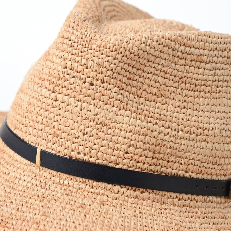 マローネのラフィアハット Rollable Raffia Hat（ローラブル ラフィアハット）  ネイビー