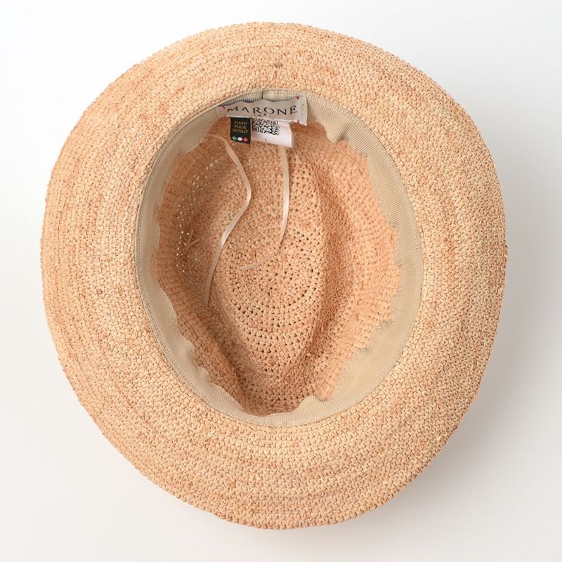 マローネのラフィアハット Rollable Raffia Hat（ローラブル ラフィアハット）  ネイビー