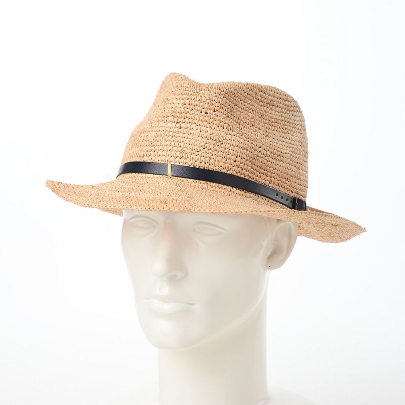 マローネのラフィアハット Rollable Raffia Hat（ローラブル ラフィアハット）  ネイビー