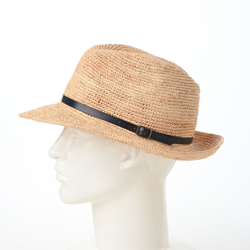 マローネのラフィアハット Rollable Raffia Hat（ローラブル ラフィアハット）  ネイビー