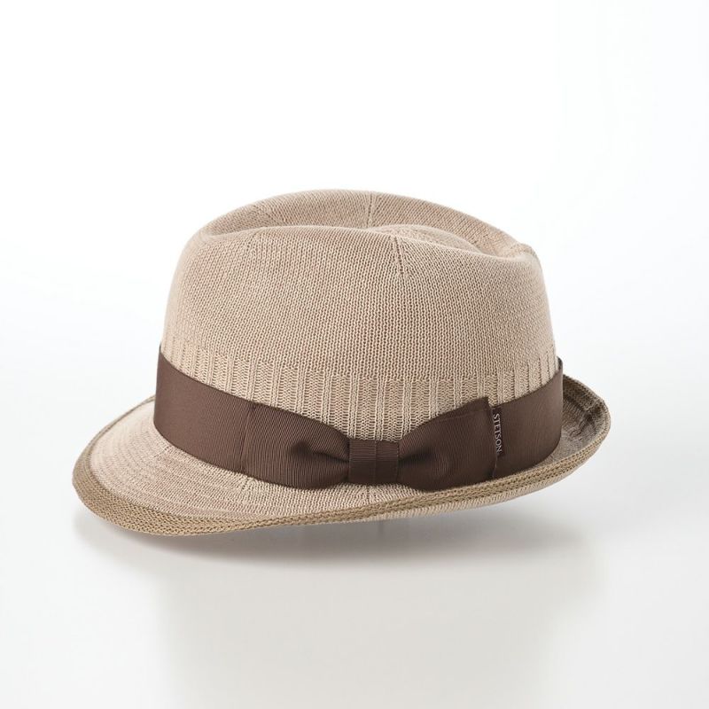 ステットソンのソフトハット SILK THERMO PIPING HAT（シルクサーモ パイピング ハット） SE761 ベージュ