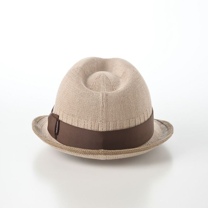 ステットソンのソフトハット SILK THERMO PIPING HAT（シルクサーモ パイピング ハット） SE761 ベージュ