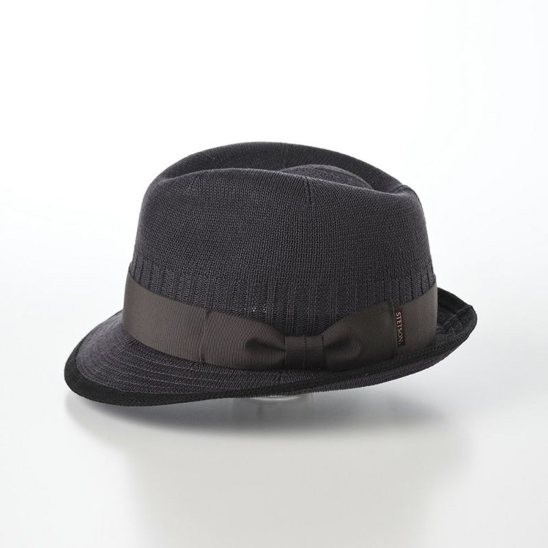 ステットソンのソフトハット SILK THERMO PIPING HAT（シルクサーモ パイピング ハット） SE761 チャコール