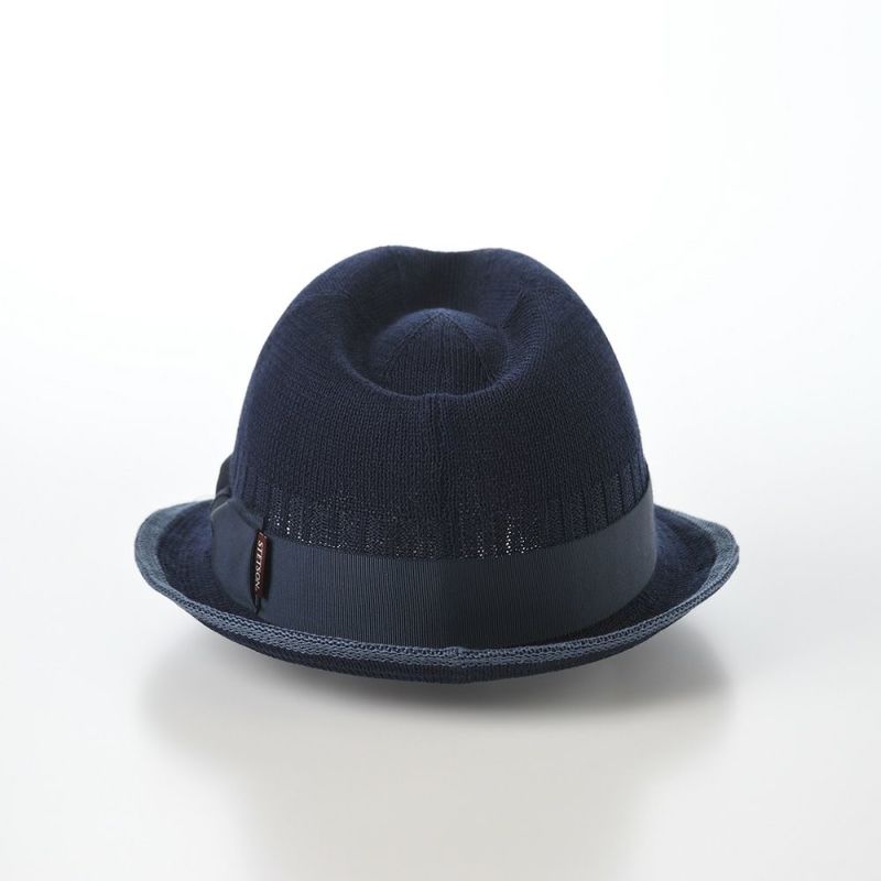 ステットソンのソフトハット SILK THERMO PIPING HAT（シルクサーモ パイピング ハット） SE761 ネイビー